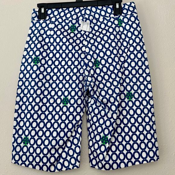 New Melly M By Mellisa Madden Bermuda chino Shorts resort wear golf ladybug 4 - Picture 5 of 11
